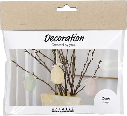 CC Mini Hobbyset Decoratie Eieren Pastelkleuren