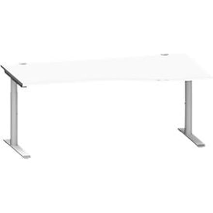 Schäfer Shop Genius bureau MODENA FLEX, aanbouw rechts, wit