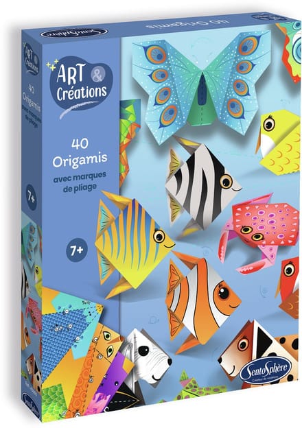 Sentosphère origami knutselset dieren - creatief vouwen voor kinderen.
