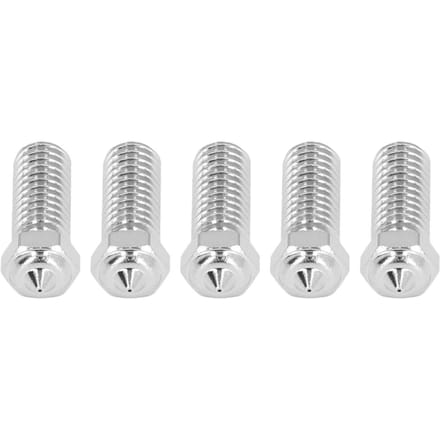 5 stuks 3D-printer nozzles set roestvrij staal 1.75mm 0.4mm messing tip nozzle set voor QIDI X Maximum 3 gray
