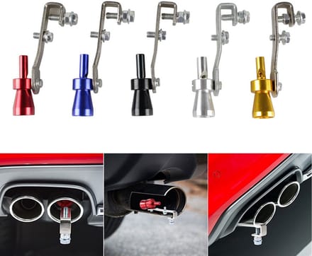 5 Stuks Universele Turbo Fluitjes, Auto/Motor Uitlaat Geluid Simulator, S-formaat
