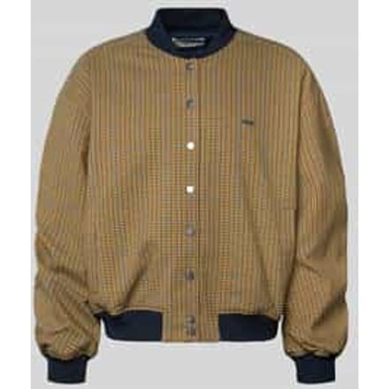 Loose fit Bomberjack met knoopsluiting Model 'chicca'