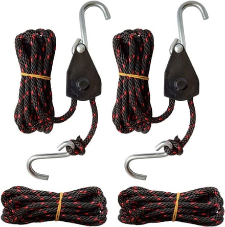 Verstelbare Spanbanden met Ratel voor Kajak en Kano Zware Bevestiging (2-Pack)
