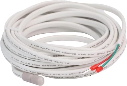 Temperatuursensor kabel - Vloerverwarming sonde - Verwarming regelen - IP68 waterdicht - 5 meter - Wit