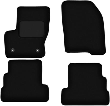Zwarte veloursmatten voor: Ford Escape MK3 SUV (2012-)