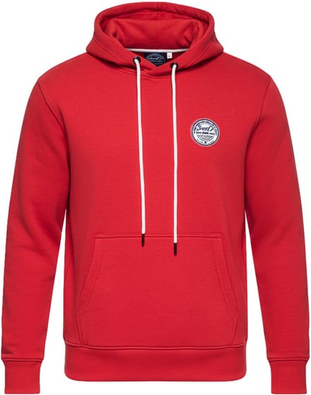 OMBRE Sweater - Regular Fit - Katoen - Lange Mouw Donkerrood S