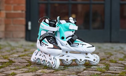 RAVEN Profession 3-in-1 Inline Skates/Rolschaatsen Wit/Mint 31-35