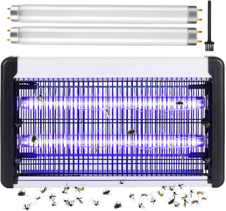 ZRSS® Vliegenlamp - Elektrische muggenlamp - Insectendoder - Vliegenvanger - Tegen muggen, fruitvliegjes en motten