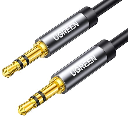 Ugreen - kabel - AUX audiokabel mini-jack 3,5 mm 1m zwart - (AV119)