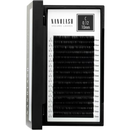 Nanolash Volume Lashes Nepwimpers - 0.12 C - 10mm