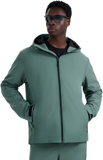 4F Jas Heren softshell Donkergroen - Maat M