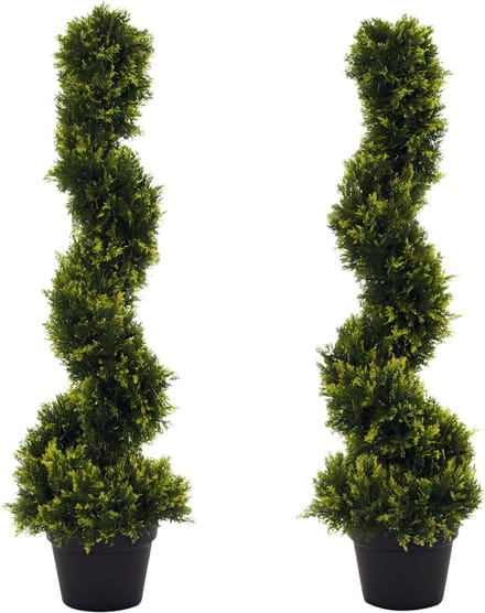 Outsunny - Kunstplant - met pot - voor buiten- en binnendecoratie
