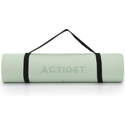Actiget® Yogamat - Extra Dik - Inclusief Draagriem - 183 x 61 x 0,6 CM - Groen - TPE