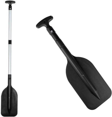 Kajak Peddel - Roeispaan - Water Sport - Verstelbare Lengte - 54-106 cm - Zwart