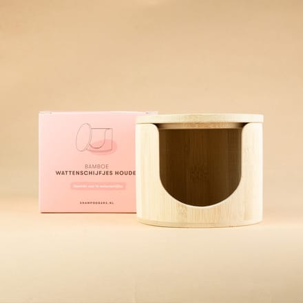 Shampoo Bars- Bamboe Wasbare Wattenschijfjes Houder