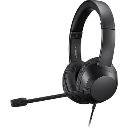Adesso Xtream P7 AI Copilot Headset On Ear headset Kabel Stereo Zwart (gemeleerd) Headset Computer