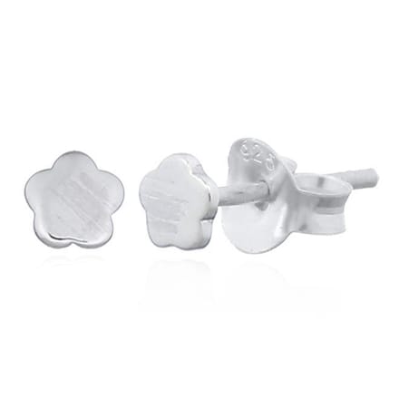 Joy|S - Zilveren Daisy bloem oorknopjes 3.5 mm