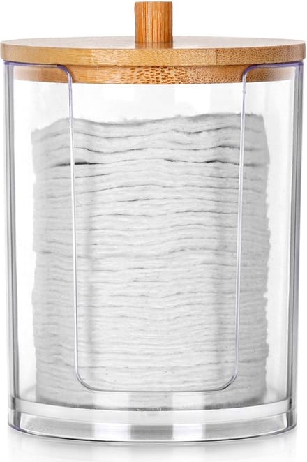 Wattenschijfjeshouder 7x10 cm - Wattenschijfjes Dispenser - Make Up Remover Pads - Wattenstaafjeshouder