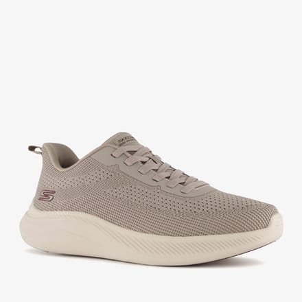 Skechers BOBS Moda Flex heren sneakers taupe - Grijs - Extra comfort - Memory Foam