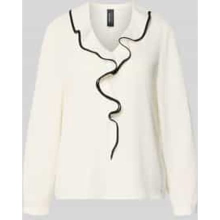 regular fit blouse met volants