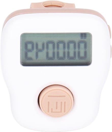Ring Teller - Digitale Vinger Teller - Meditatie Hulp - Zes Groepen Data - 7 x 7 x 4 cm