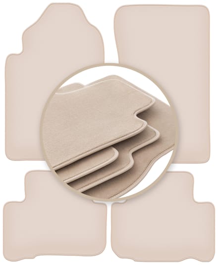 PREMIUM beige matten voor: SsangYong Rexton I SUV 2001-2006