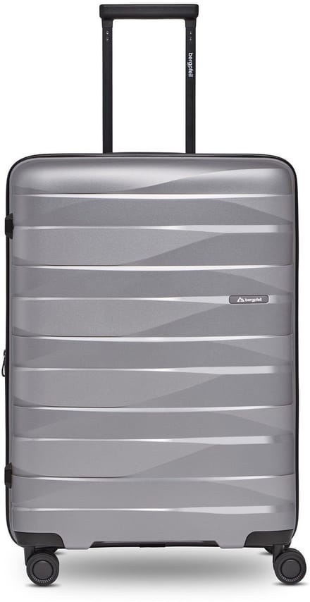 Bergpfeil Travel Trolley Arctic Silver Metallic Grijs 66cm