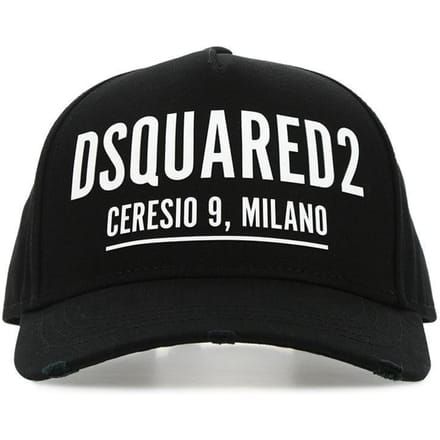 Casquette de baseball DSQUARED2 milano italienne nero gray