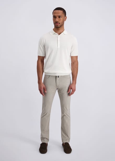 pierre cardin 5-pocket broek Lyon in Regular Fit