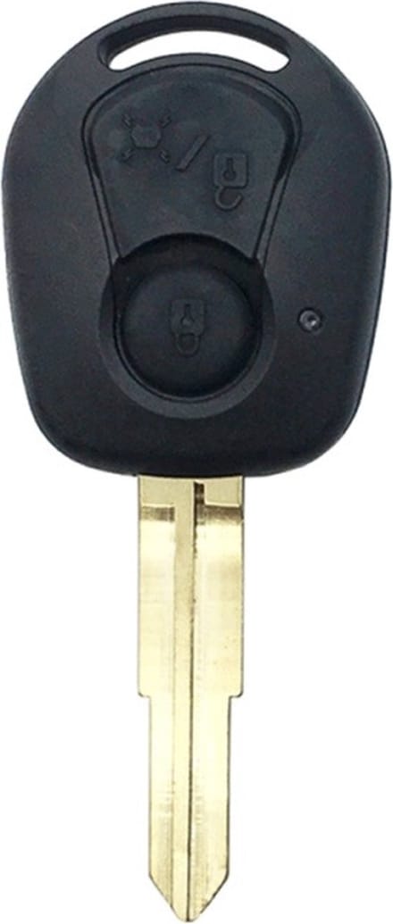 XEOD Autosleutelbehuizing - sleutelbehuizing auto - sleutel - Autosleutel geschikt voor: SsangYong 2 knops