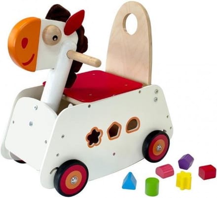 I'm Toy Houten Loopwagen/schommelstoel - Paard