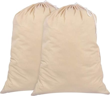 Waszak set van 2 - 71x91 cm, 100% katoen met trekkoord