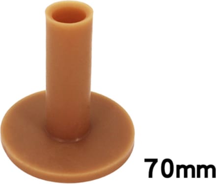 2x 70mm Driving Range Tee - Golf Accessoires - Rubber - Afslaan - Golf tees
