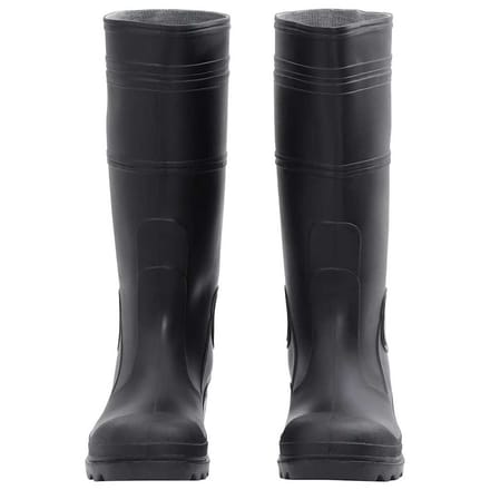 vidaXL Regenlaarzen maat 41 PVC zwart