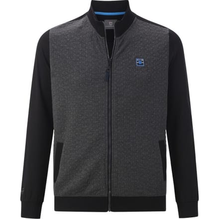 Jan Vanderstorm herren Sweatvest - 56/58 - grijs - Plus Size