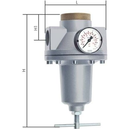 Drukregelaar G3/4'' 9500l/min 0,1-3,0bar/1-44psi Standaard 5