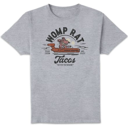 Star Wars Womp Rat Tacos Unisex T-Shirt - Grey - M