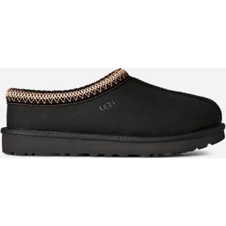 UGG® Tasman Nubuck in Black, Size 3, Polyester