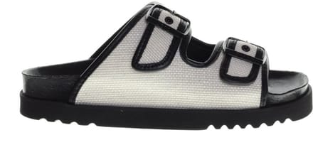 Scholl Juliette Zwart Wit Canvas maat 42