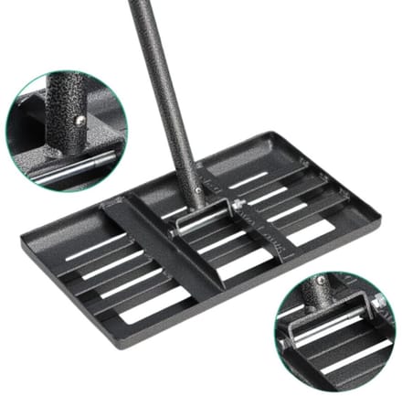 DailySupplies® Gazonrakel - Gazonhark - Nivelleringhark - Zwart