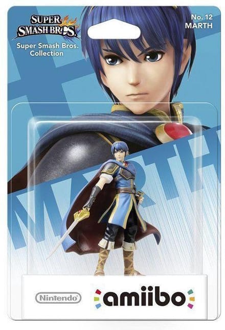 Nintendo Amiibo Marth no. 12 (Super Smash Bros. Collection)