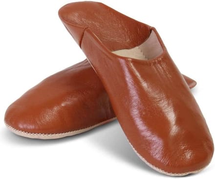 Safaary - Marokkaanse Babouche Leer Natural - Maat 37