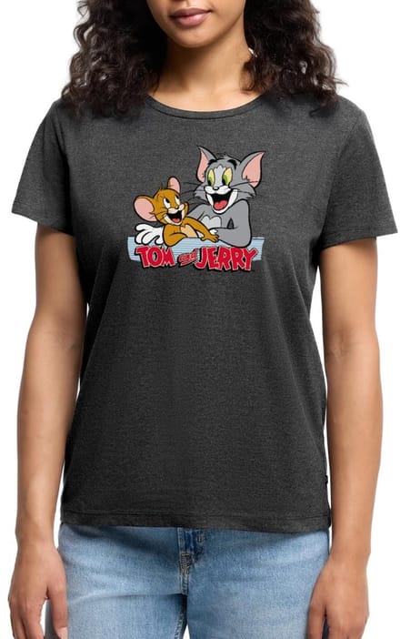 Tom En Jerry Vrienden Premium T Shirt Dames