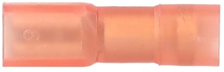 Volledig geïsoleerde Vlaksteekhuls 0,5 - 1mm² / 4,8mm x 0,5mm, rood