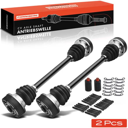 Frankberg 2x Aandrijfas Achteras voor VW Transporter III