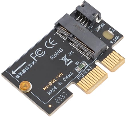 Allecto - M.2 NVMe Naar X1-adapter - Gegevensoverdracht - Plug Play