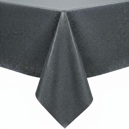 Protecttable - Tafelzeil Stipjes Grijs 140x250cm - Tafelkleed Afwasbaar - Kunststof