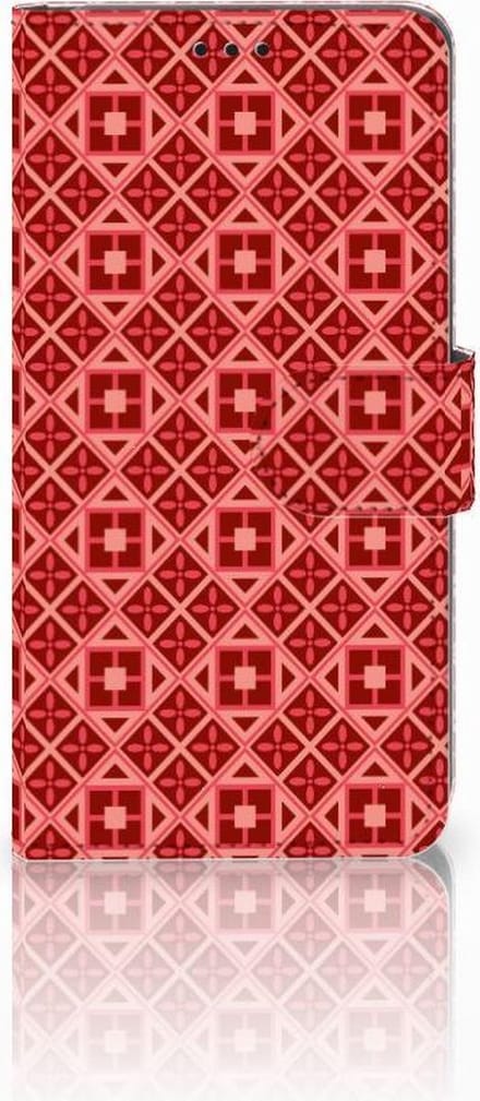 Samsung Galaxy S10 Telefoon Hoesje Batik Rood