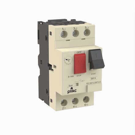Thermische motorbeveiligingsschakelaar voor motorbescherming - Plikc Serie SM (9-14A)