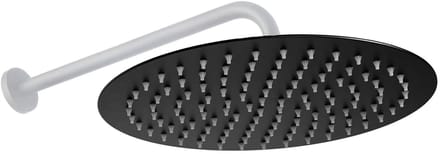 Rea - Regendouche Black Matt 25cm - 25 x 25 cm